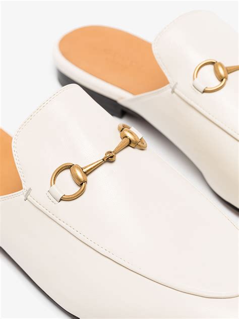 gucci mules white